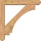 Ekena Millwork Imperial Craftsman Smooth Bracket w/ Offset Brace, Western Red Cedar, 5 1/2"W x 32"D x 32"H BKT0604X32X32IMP04SWR - alternate 2
